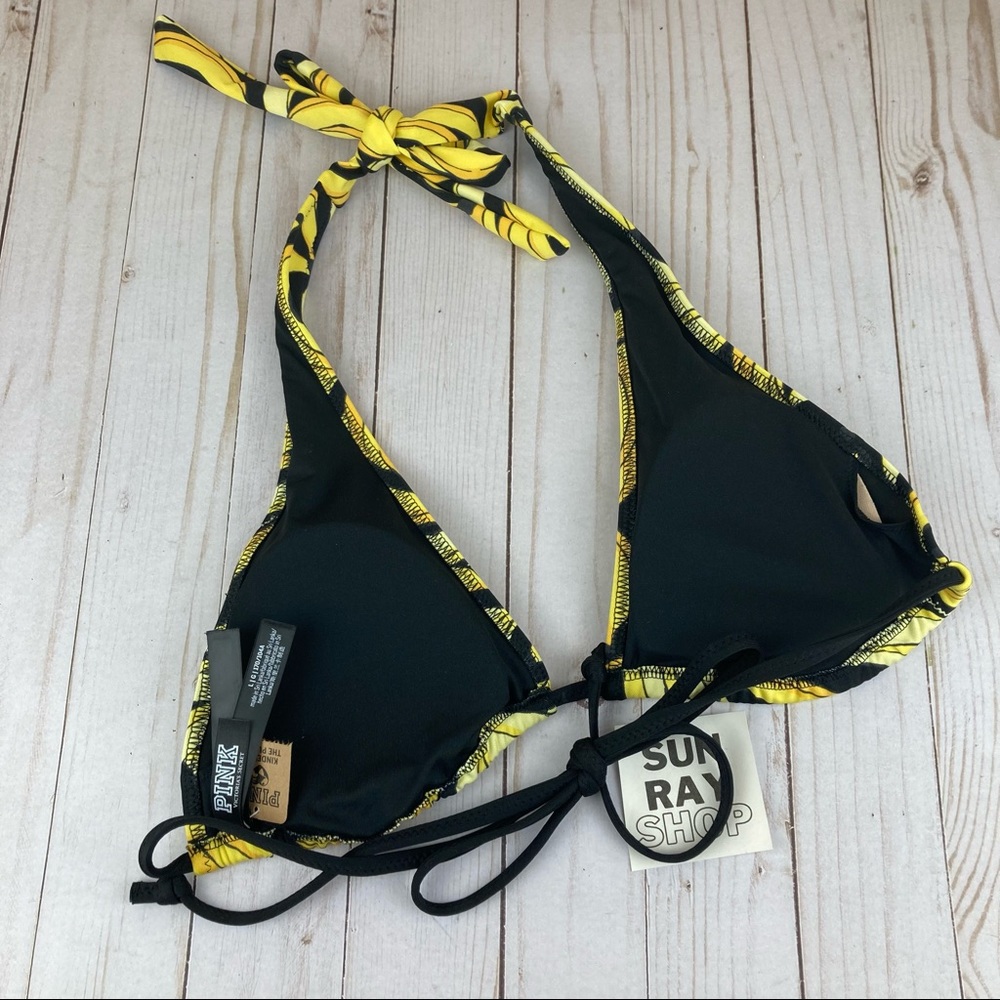 NWT VS PINK Bikini Top Banana L C018 - Picture 2 of 3
